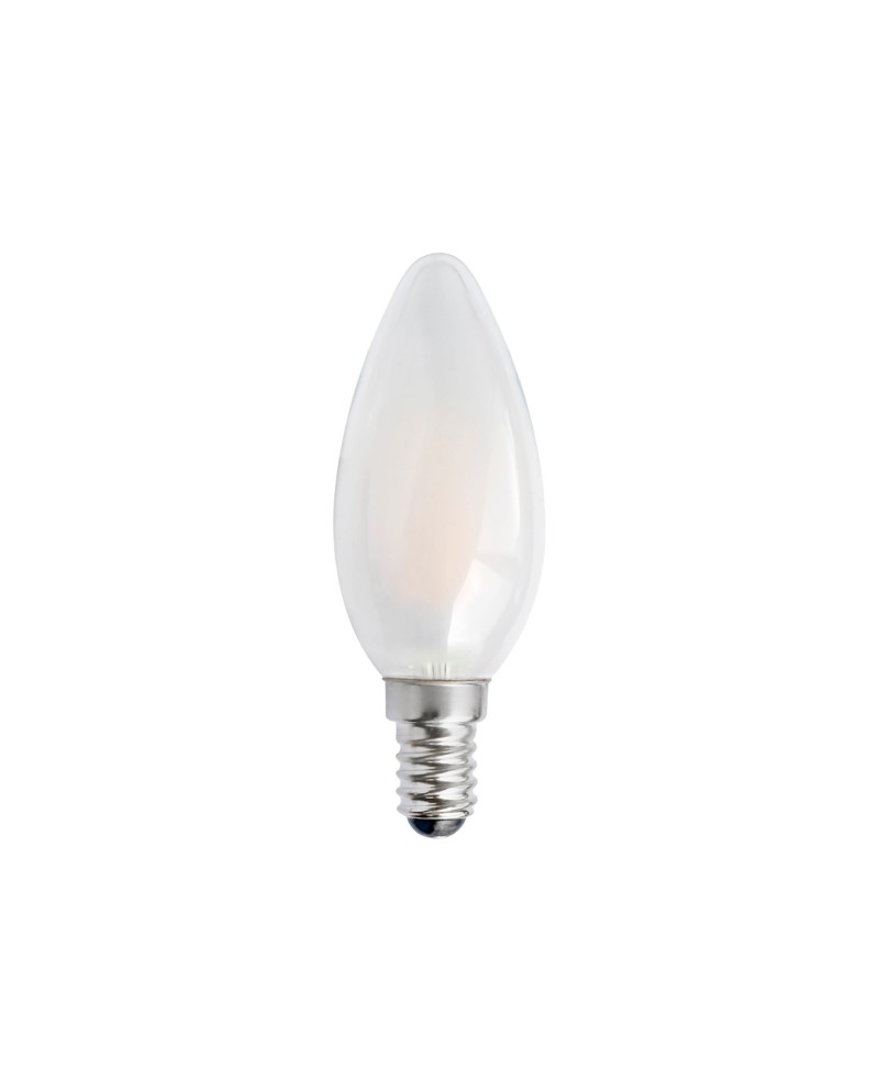 BOMBILLA LED - BOMBILLA E14 VELA OPAL 3000K  4W